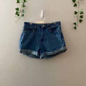 Highest rise mom shorts